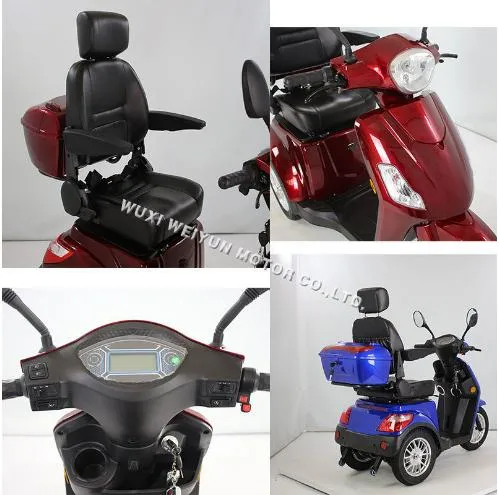EEC Approval Opened 3 Wheel Moped Scooter Cheap Electric Tricycle for Old People